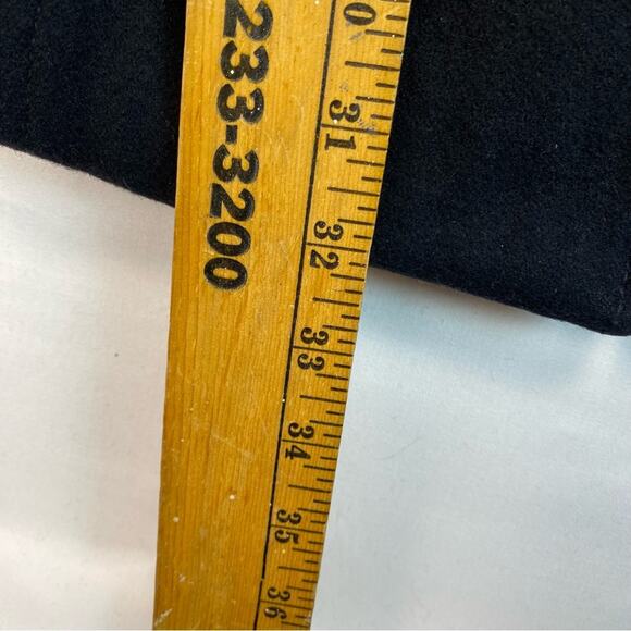 Esprit Women’s Winter Coat Mid Length Wool Blend With Hood Black XL - Picture 7 of 9